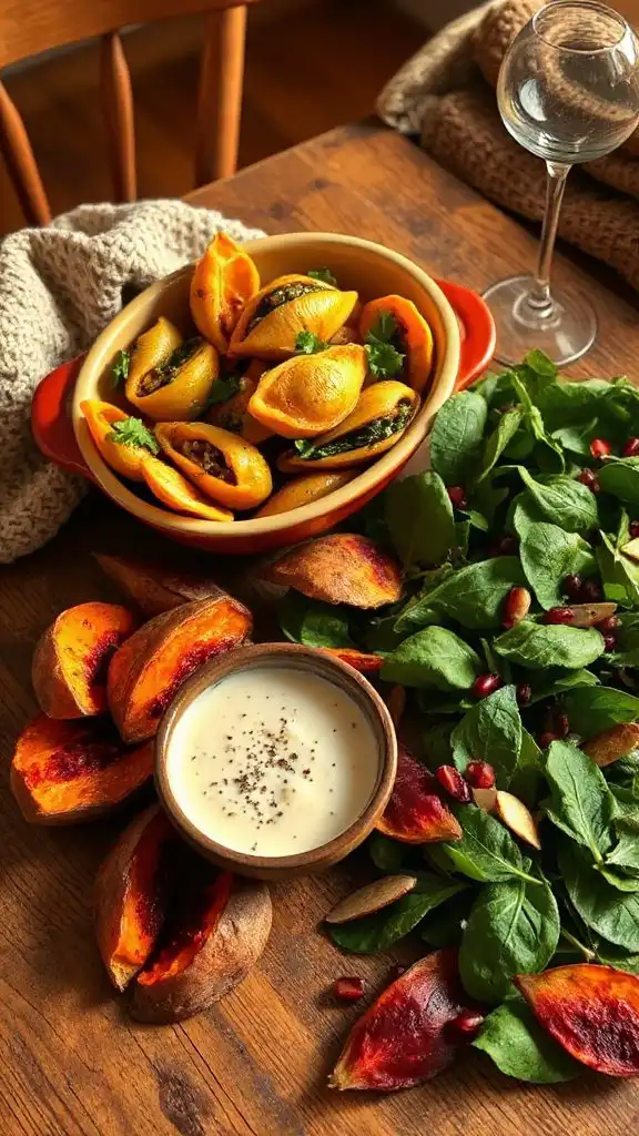 sweet potato spinach stuffed shells sweet potato spinach stuffed shells
