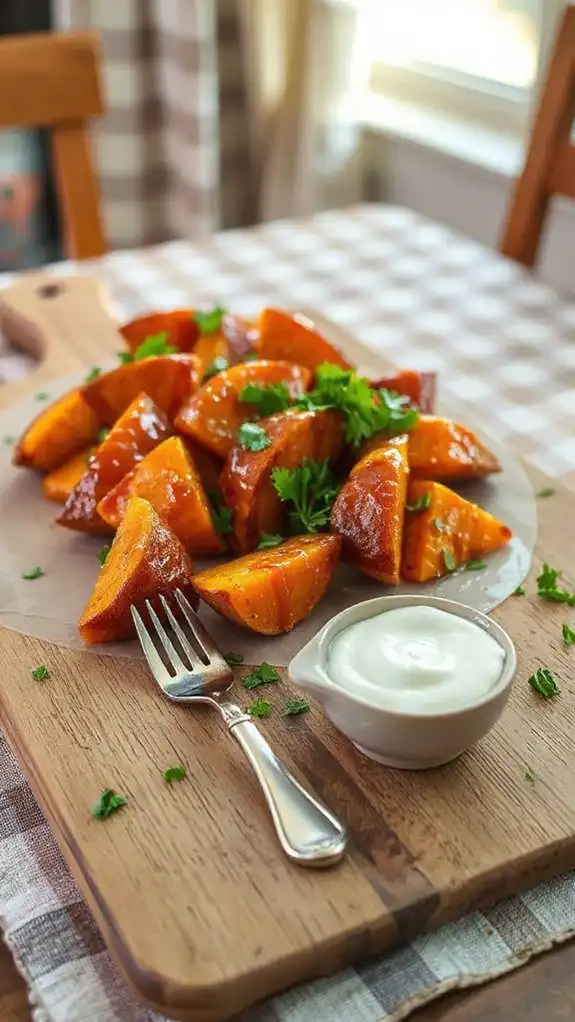 sweet potato wedges delight