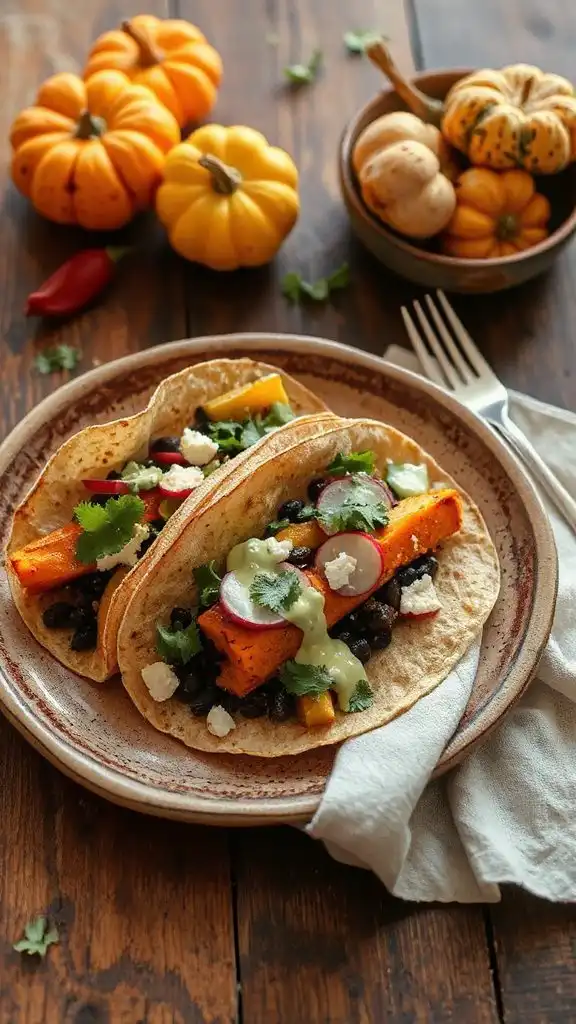 sweet potatoes and black beans