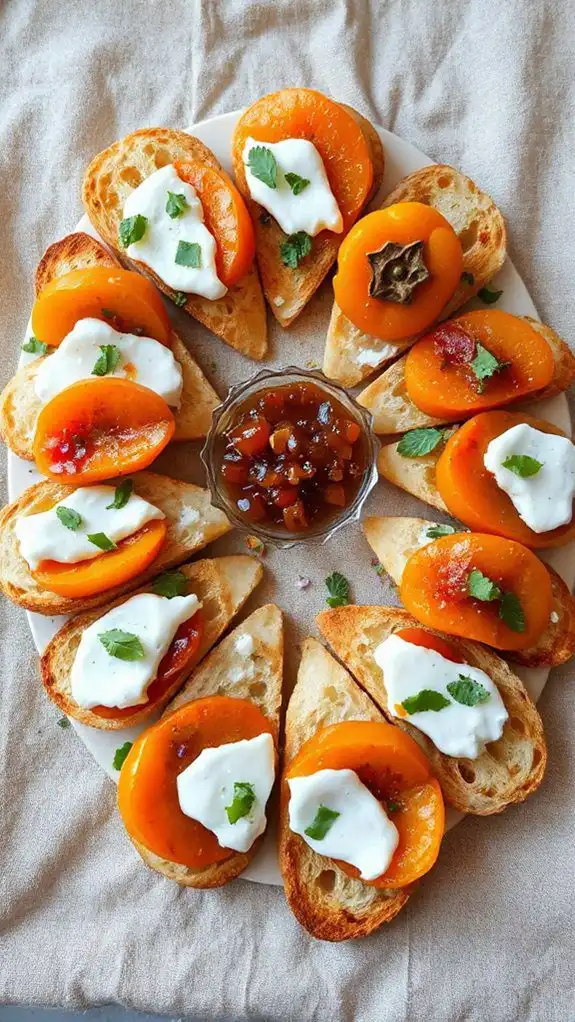 sweet spicy persimmon chutney