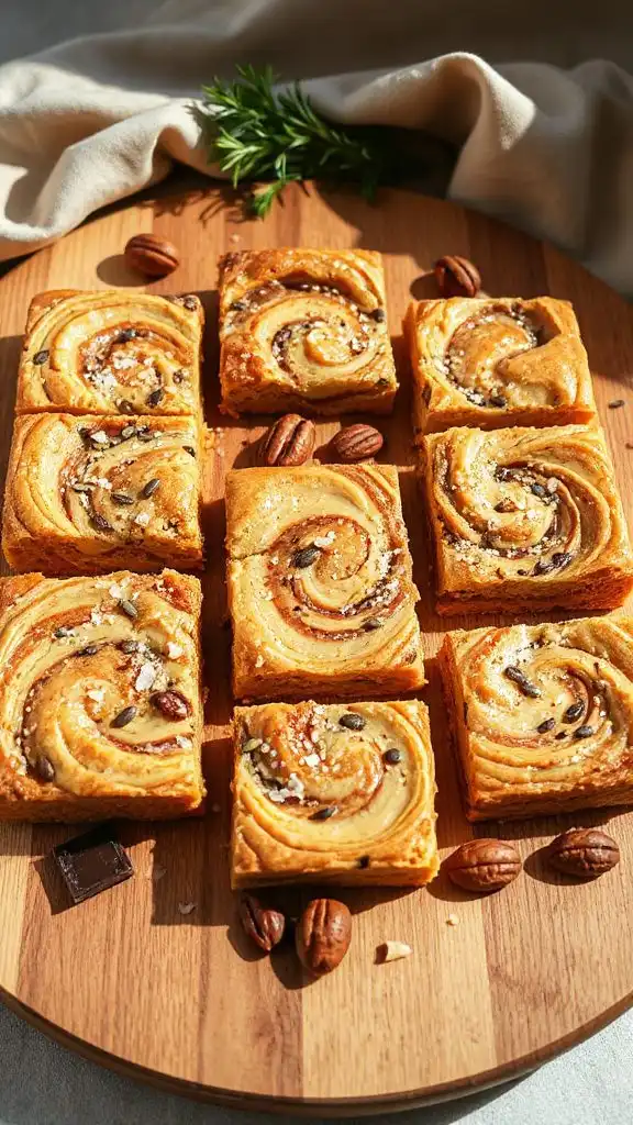 tahini swirl blondies recipe