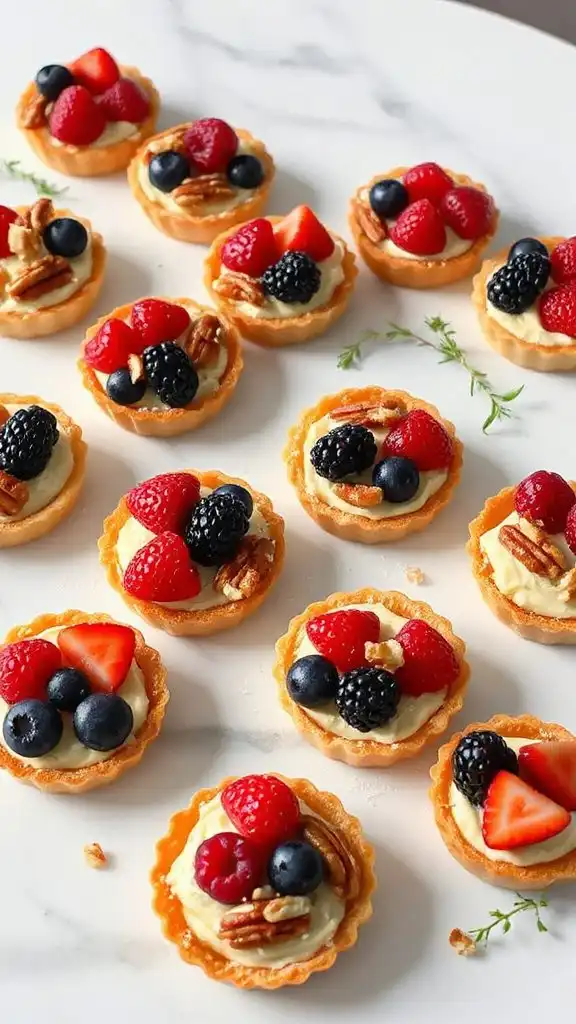 tangy lemon berry tart