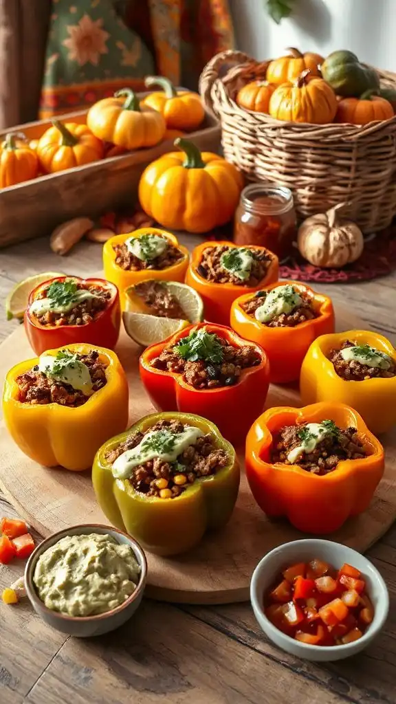 tasty taco stuffed peppers tasty taco stuffed peppers