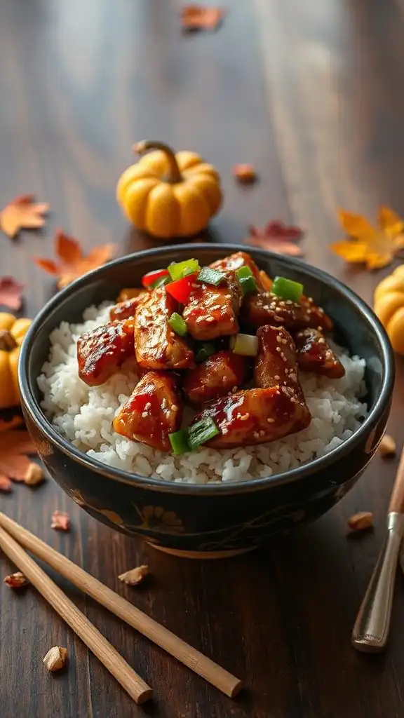 teriyaki chicken rice bowl