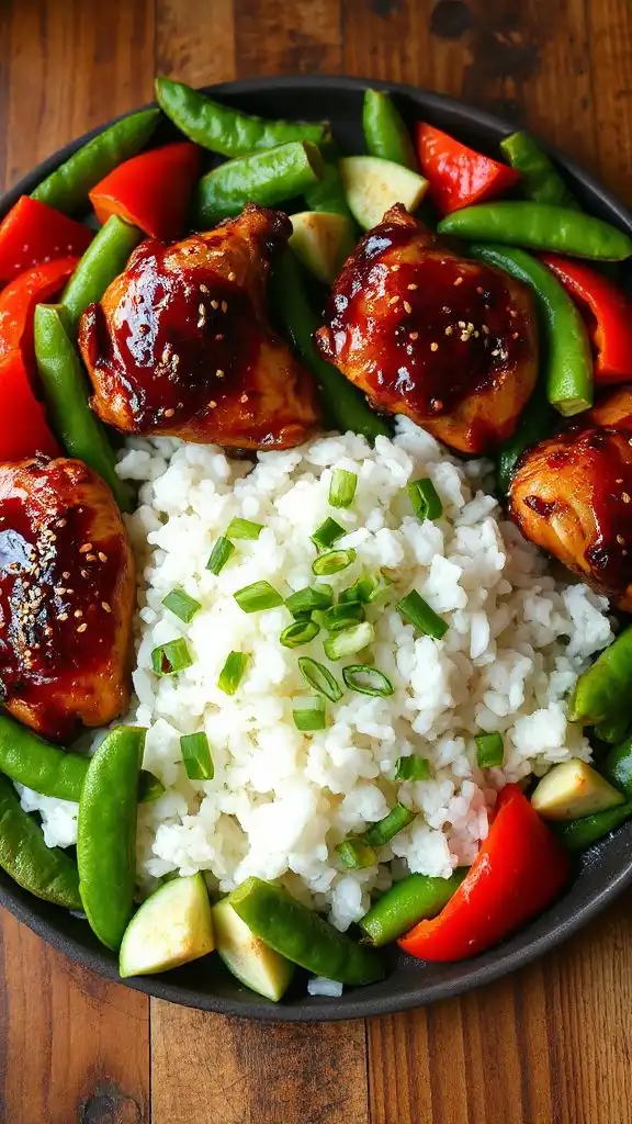 teriyaki chicken sheet pan dinner