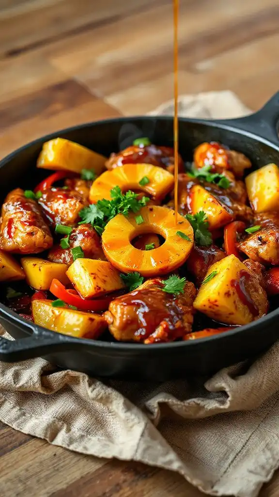 teriyaki chicken with pineapple