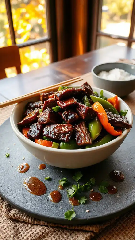 teriyaki stir fry with beef