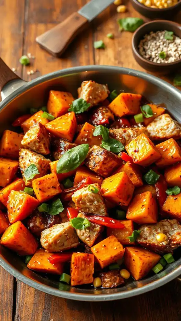 teriyaki turkey sweet potato bowls