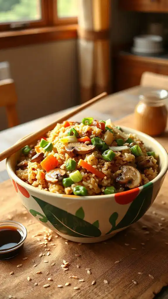 teriyaki veggie fried rice