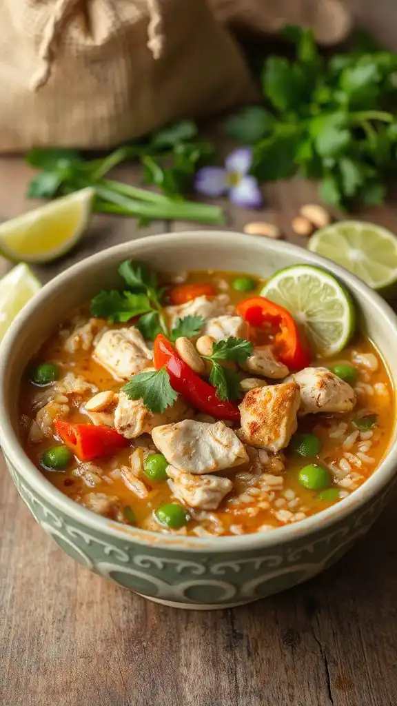 thai chicken wild rice soup thai chicken wild rice soup