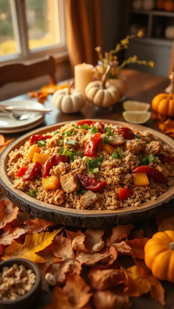 thai peanut chicken couscous