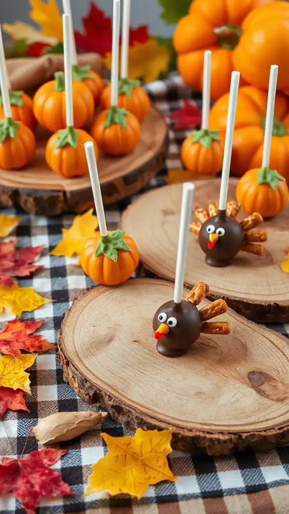 thanksgiving cake pops recipe