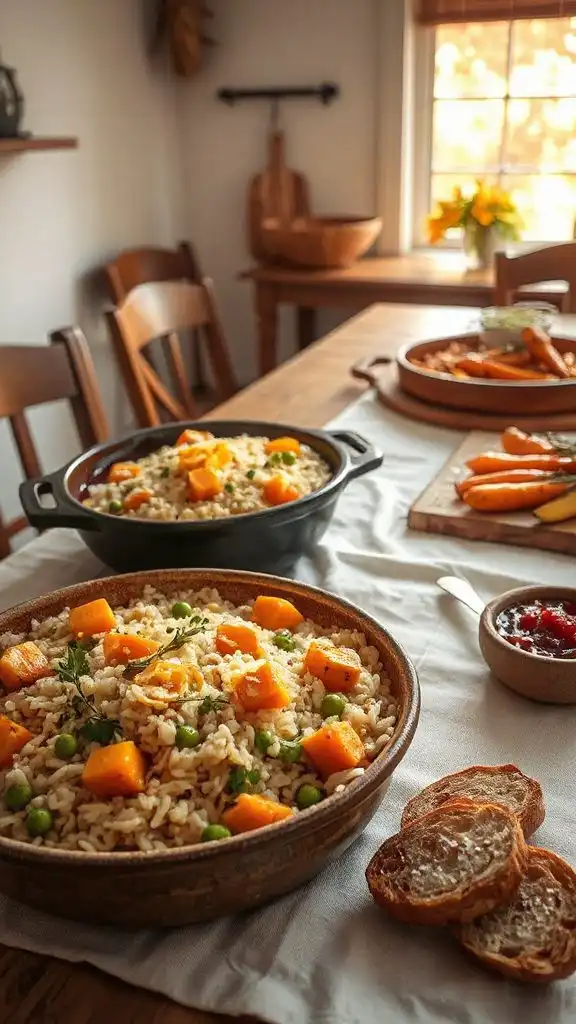 thanksgiving leftovers rice casserole