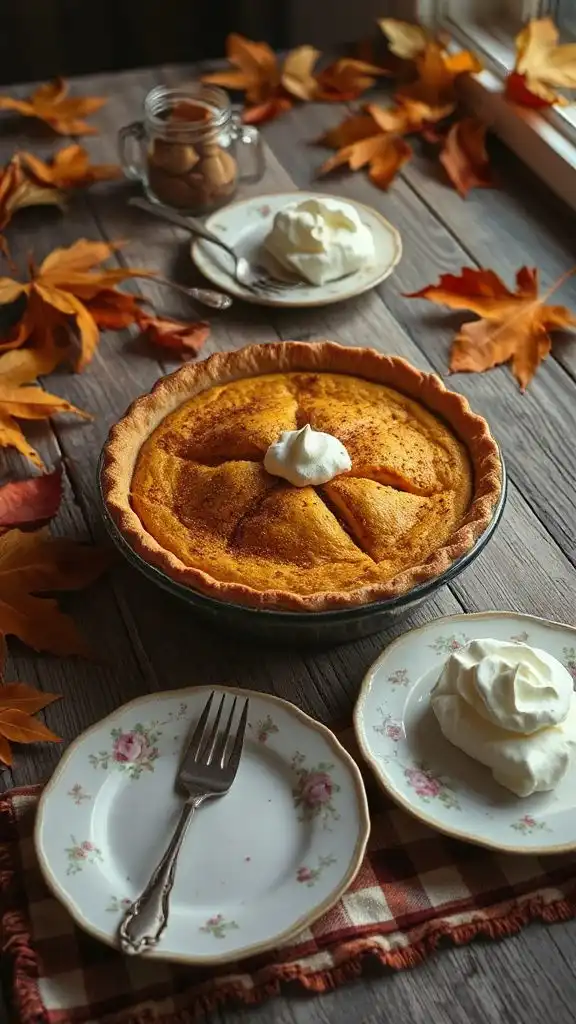 timeless autumn pumpkin dessert