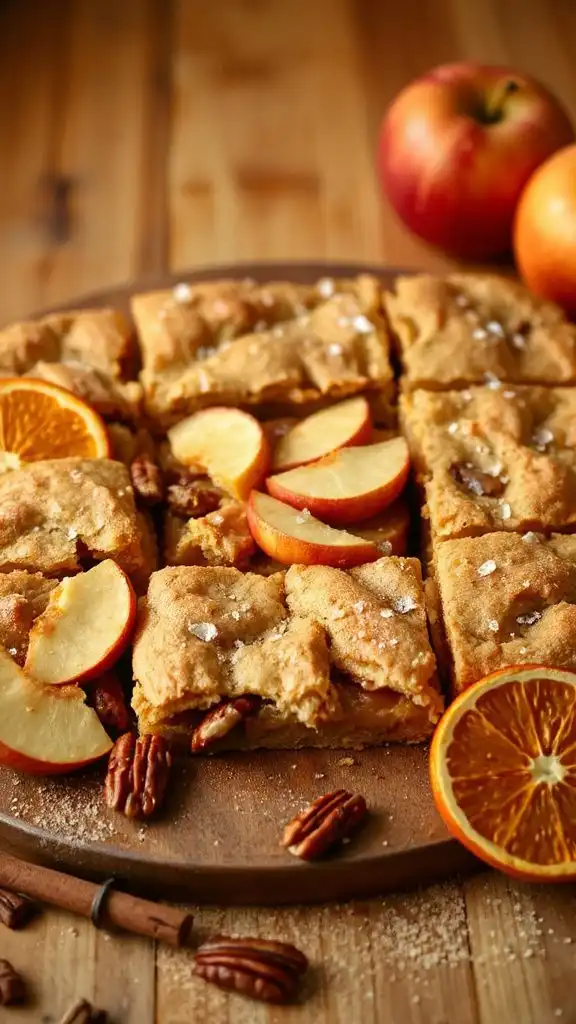 toffee apple cookie bars