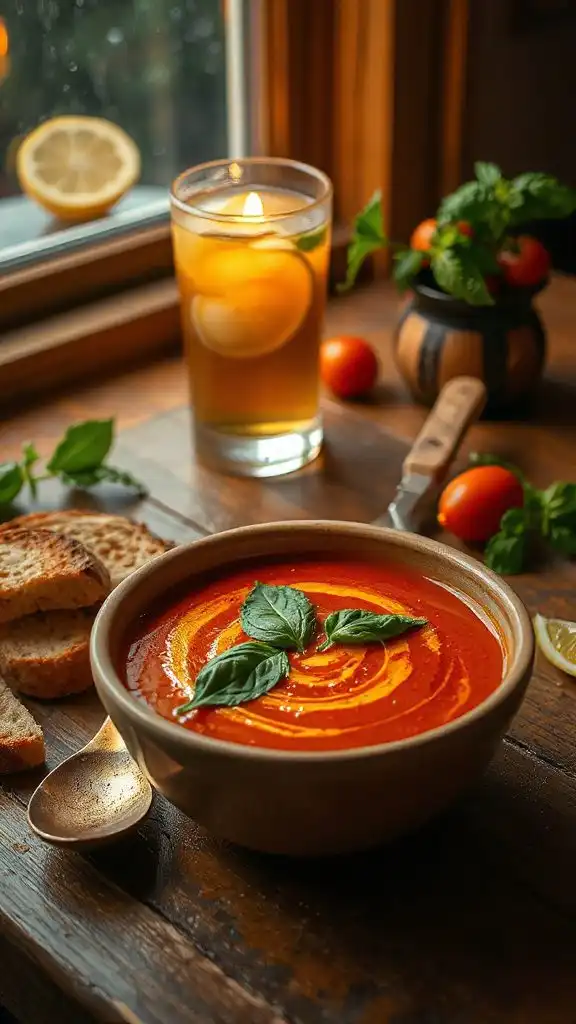 tomato basil soup recipe