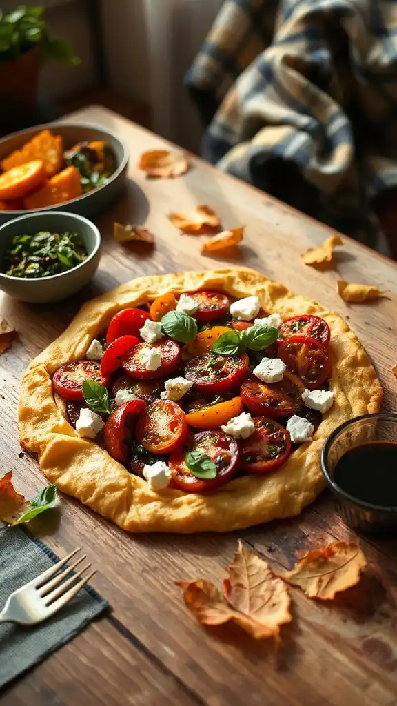 tomato feta puff pastry