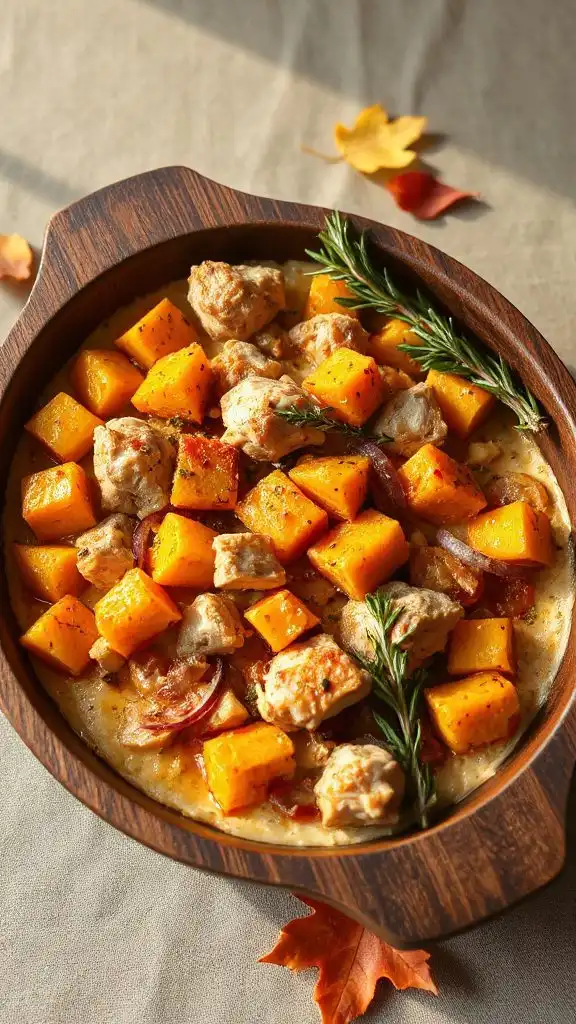 turkey and squash bake