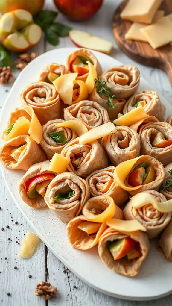 turkey apple cheddar roll ups turkey apple cheddar roll ups