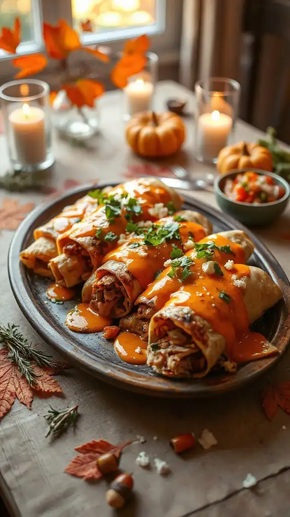 turkey pumpkin enchiladas recipe