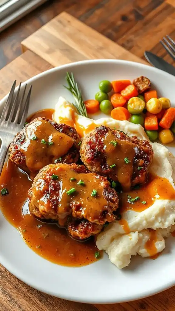 turkey salisbury steak recipe turkey salisbury steak recipe