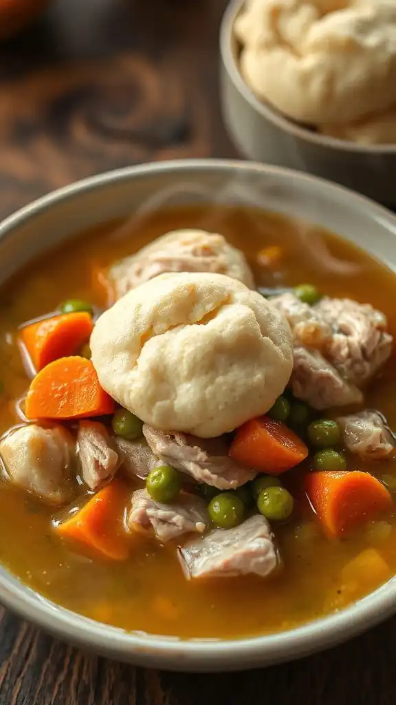 turkey stew with dumplings