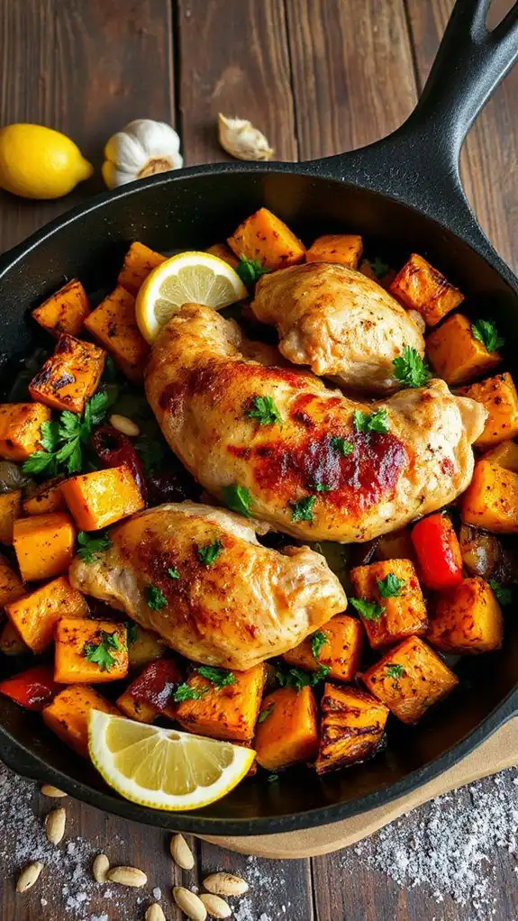 turkish sweet potato skillet dinner