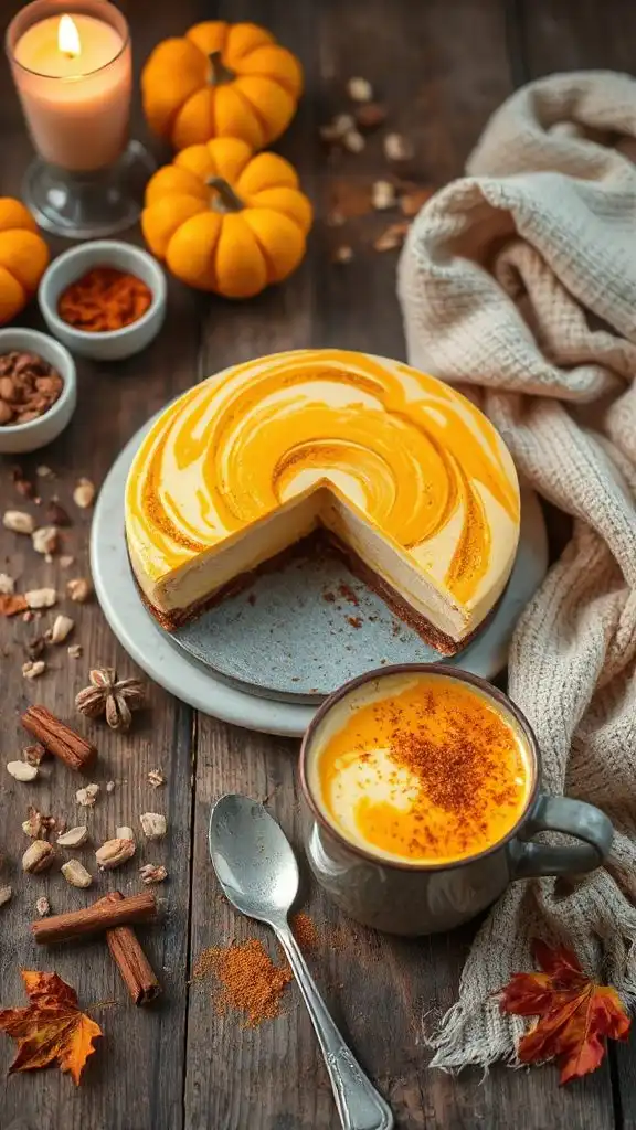 turmeric latte cheesecake delight