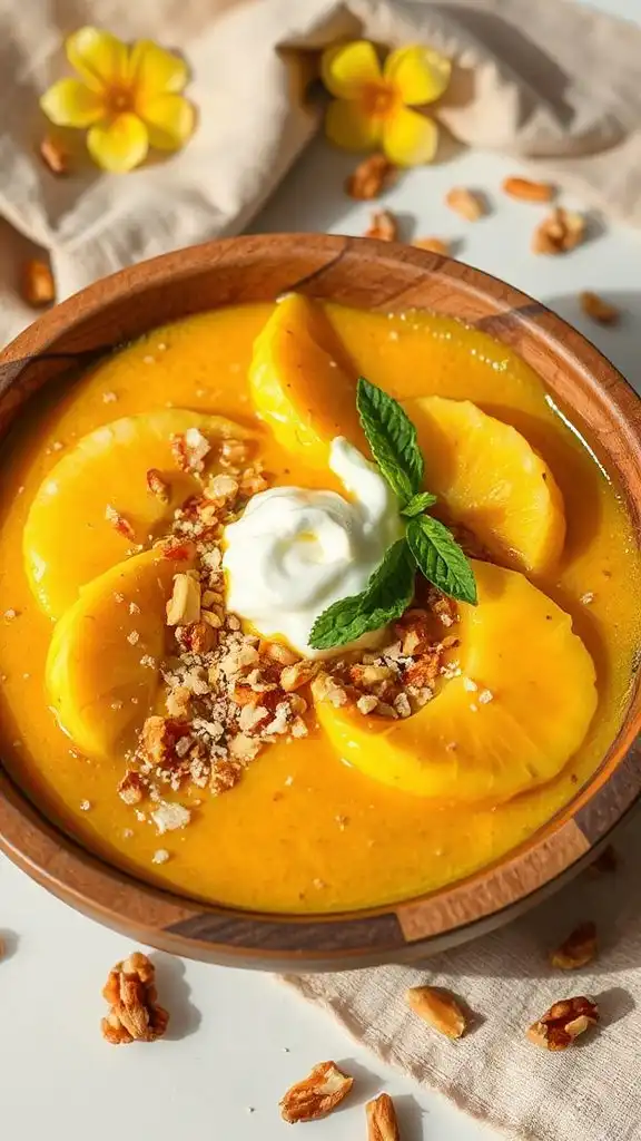 turmeric pineapple smoothie bowl