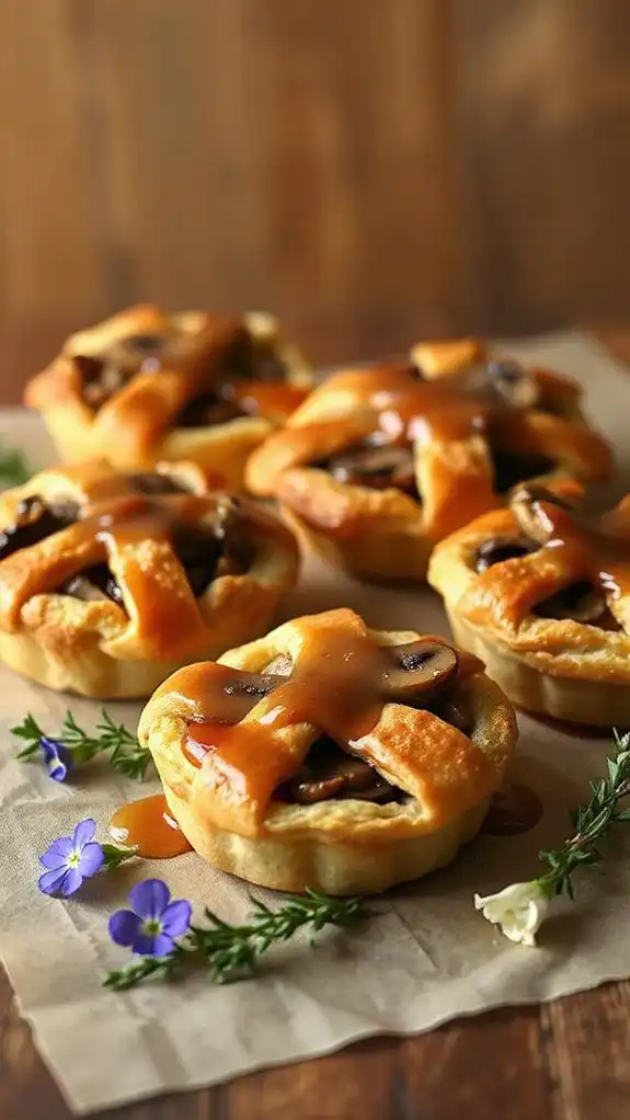 unique savory sweet dessert tartlets
