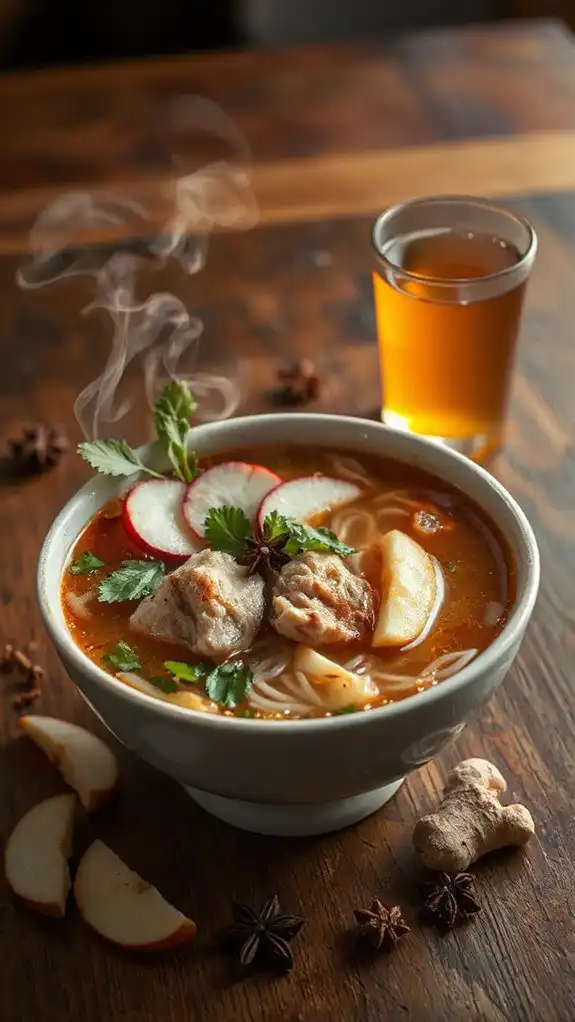 unique seasonal noodle soup