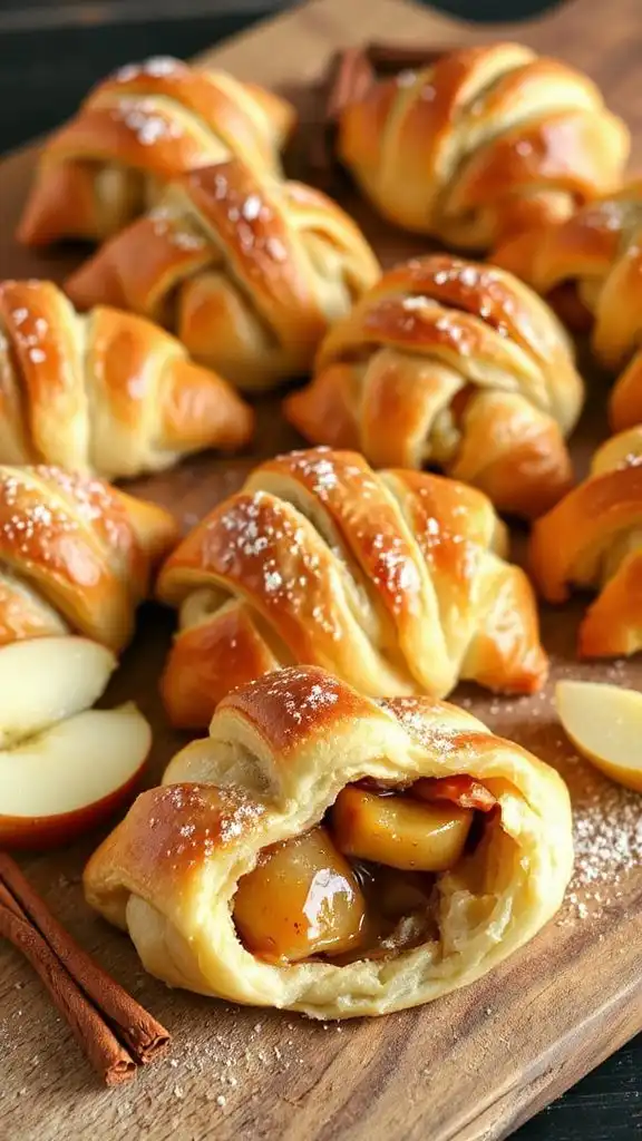 unroll and prepare dough