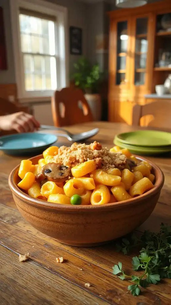 vegan cheesy pasta dish