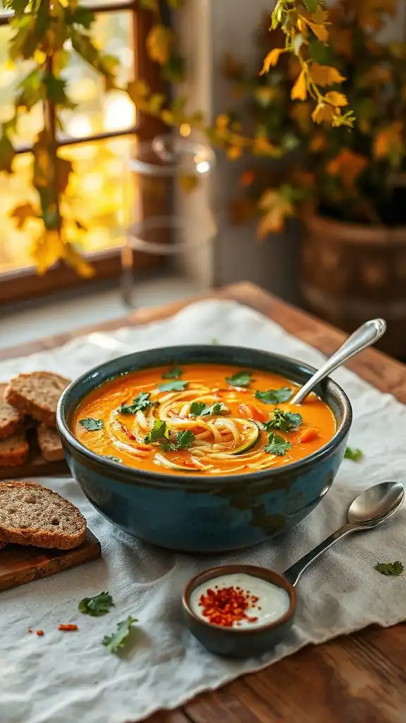 vegan coconut curry soup
