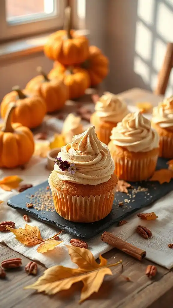 vegan gluten free pumpkin cupcakes