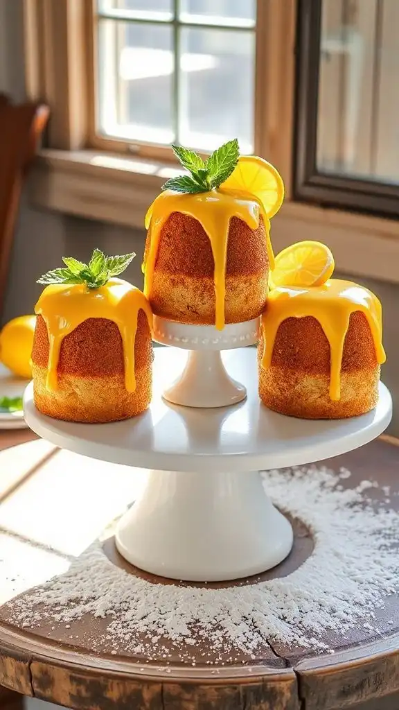 vegan lemon drizzle cake