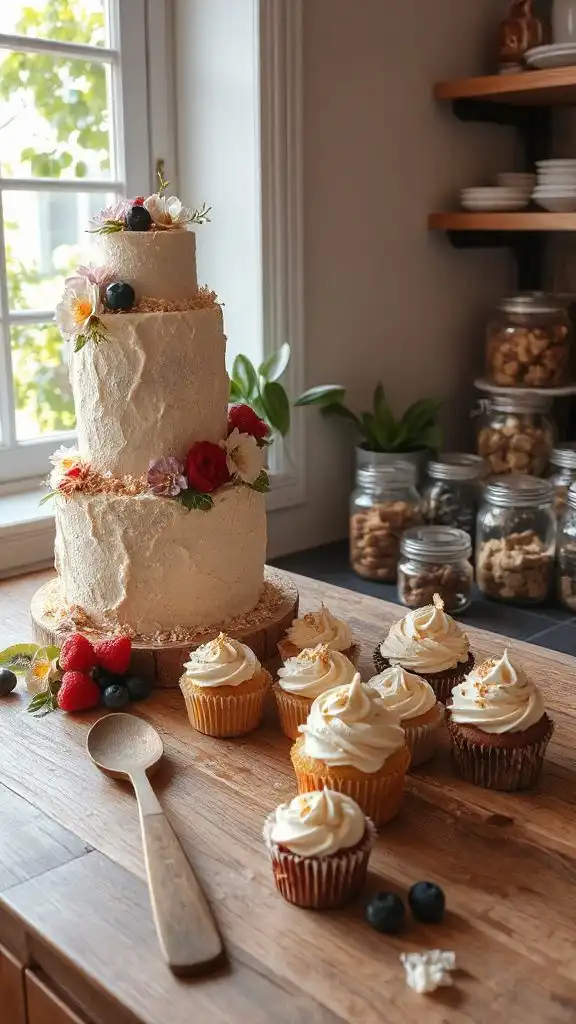vegan lemon lavender cake