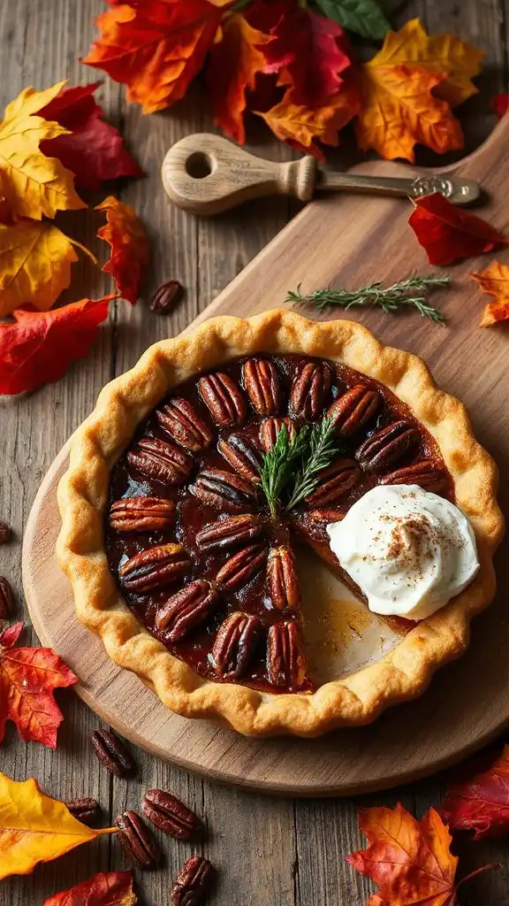 vegan maple pecan delight