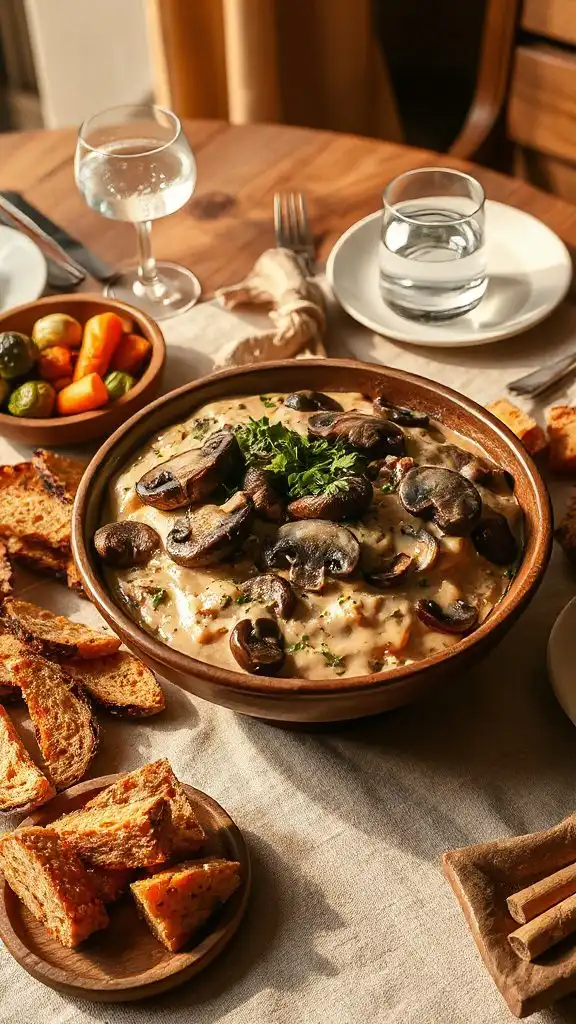 vegan mushroom stroganoff recipe