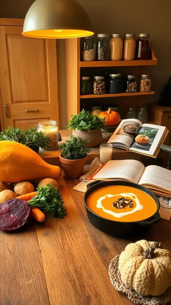 vegan pumpkin sage pasta