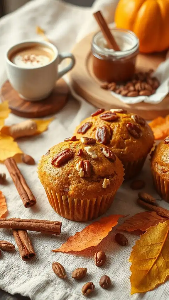 vegan pumpkin spice muffins