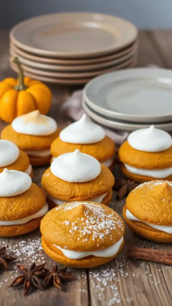 vegan pumpkin whoopie pies
