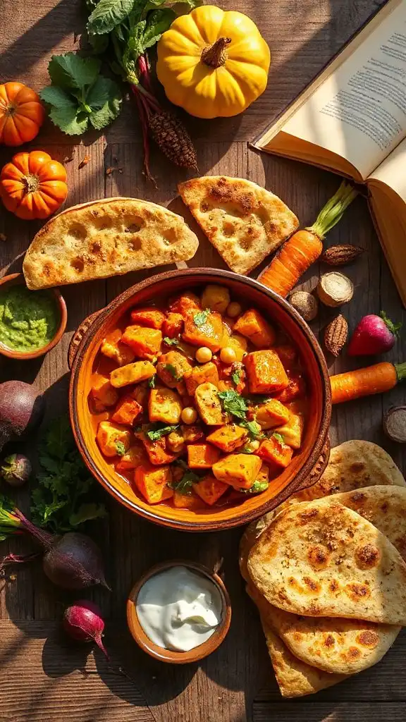 vegan root vegetable curry