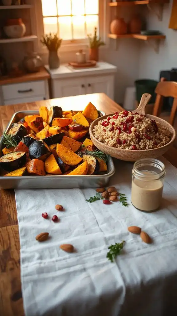 vegan sheet pan dinner