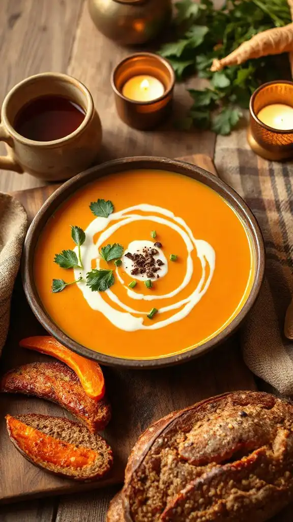 vegan spiced carrot soup vegan spiced carrot soup
