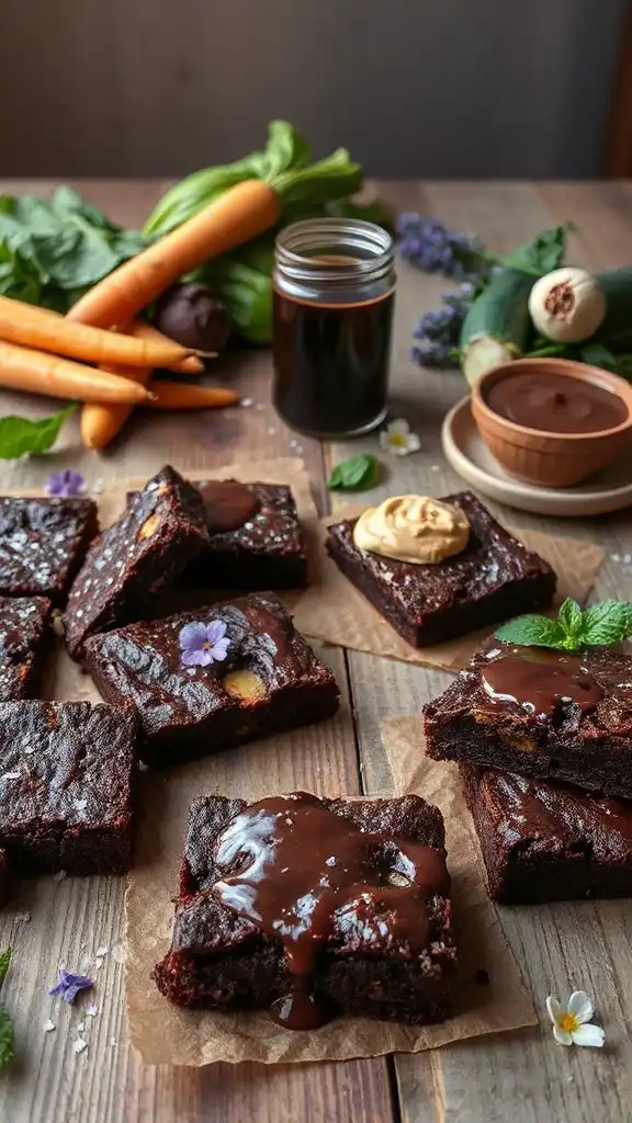 vegetable scrap brownies recipe