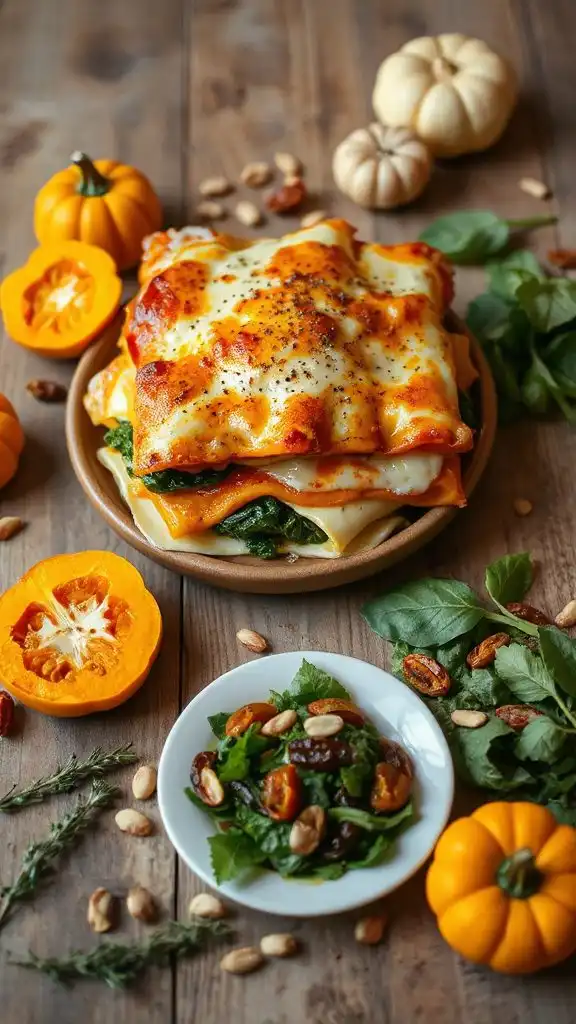 vegetarian butternut squash lasagna