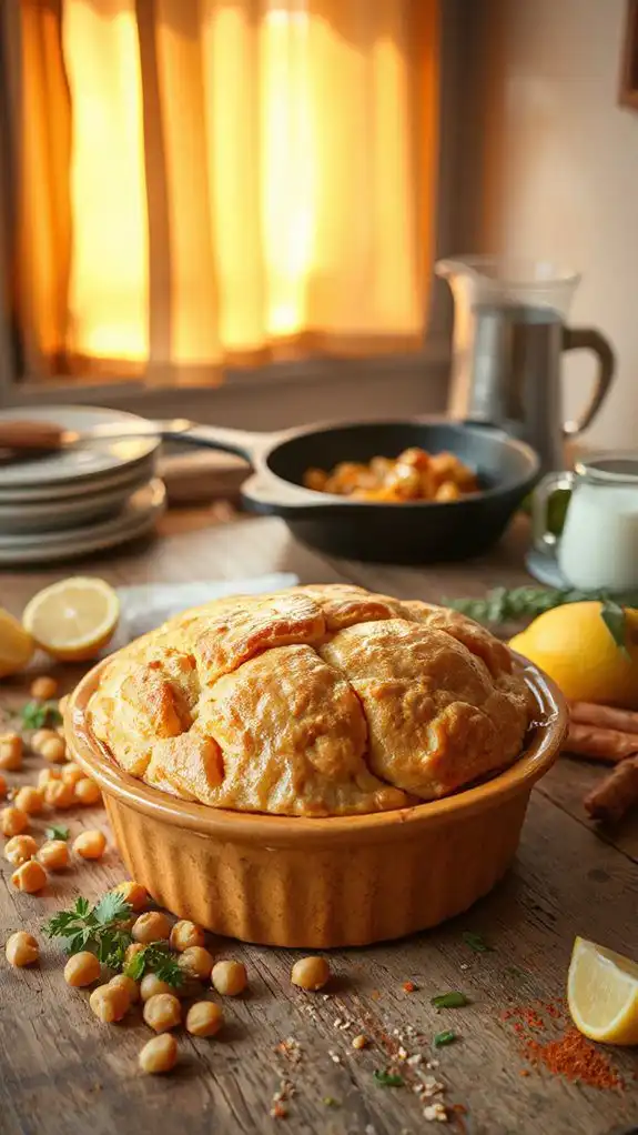 vegetarian curried pot pie