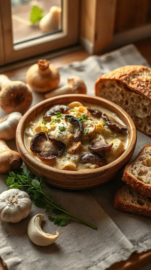 vegetarian mushroom stroganoff recipe