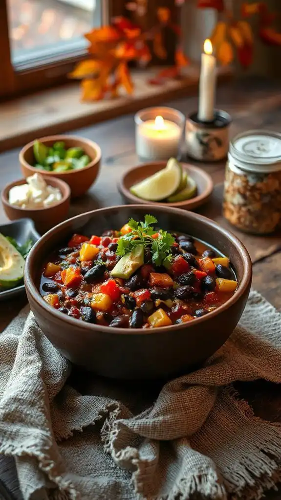 vegetarian protein packed chili